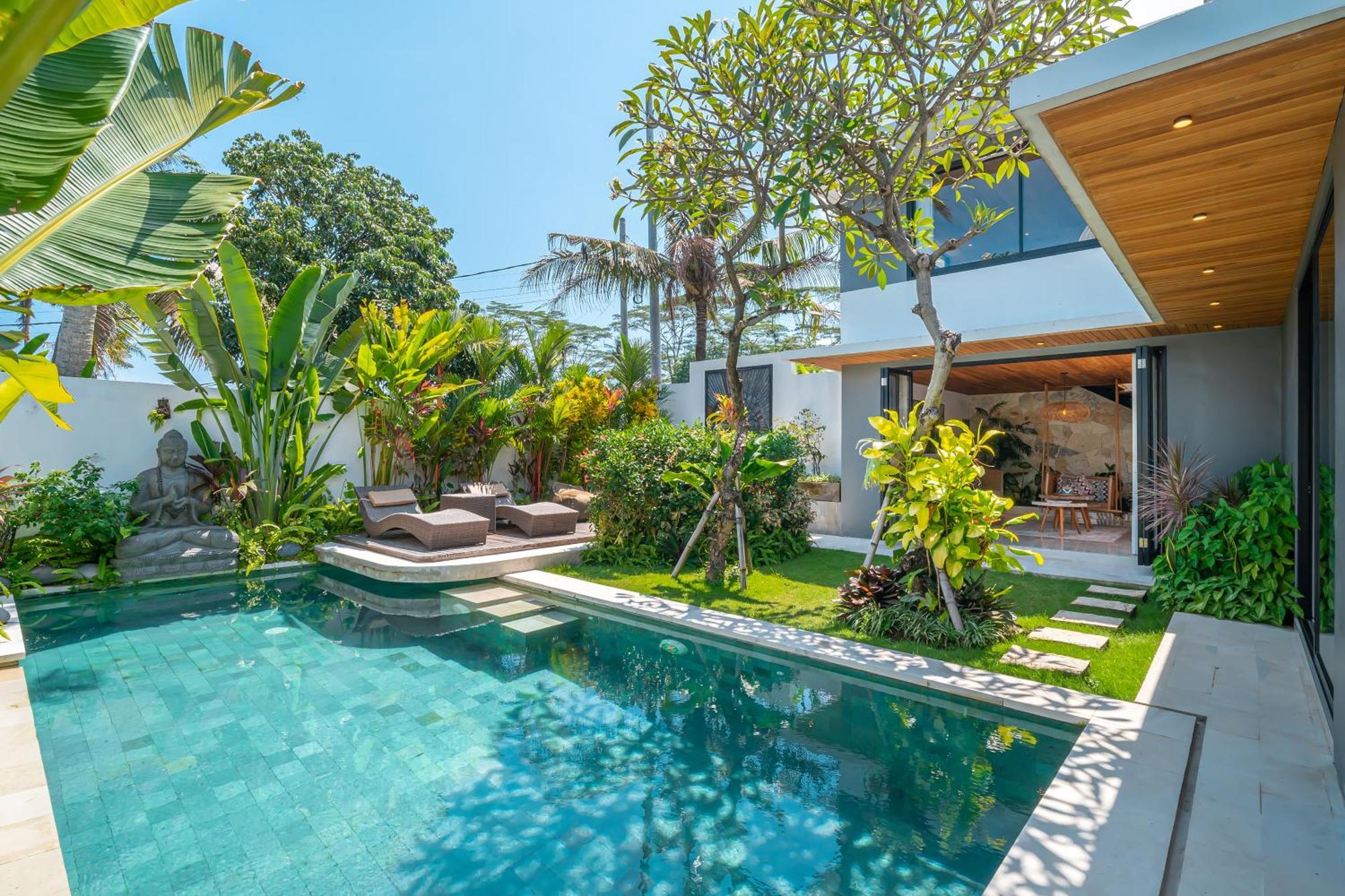 Villa Arunika - Stylish Tropical 2Br Villa Close To Nyanyi Beach! Selemadeg Dış mekan fotoğraf